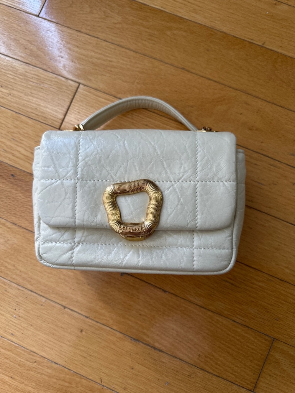 Songmont Chocolate Small top handle bag